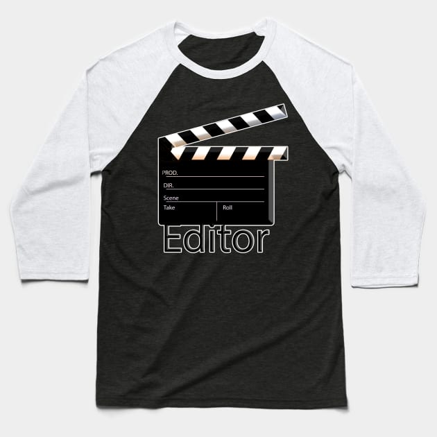 Editor t-shirt Baseball T-Shirt by vixfx